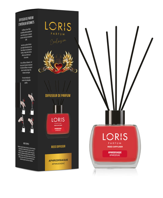 Mikado diffuseur de parfum APHRODISIAQUE - Loris Parfum - 120ml