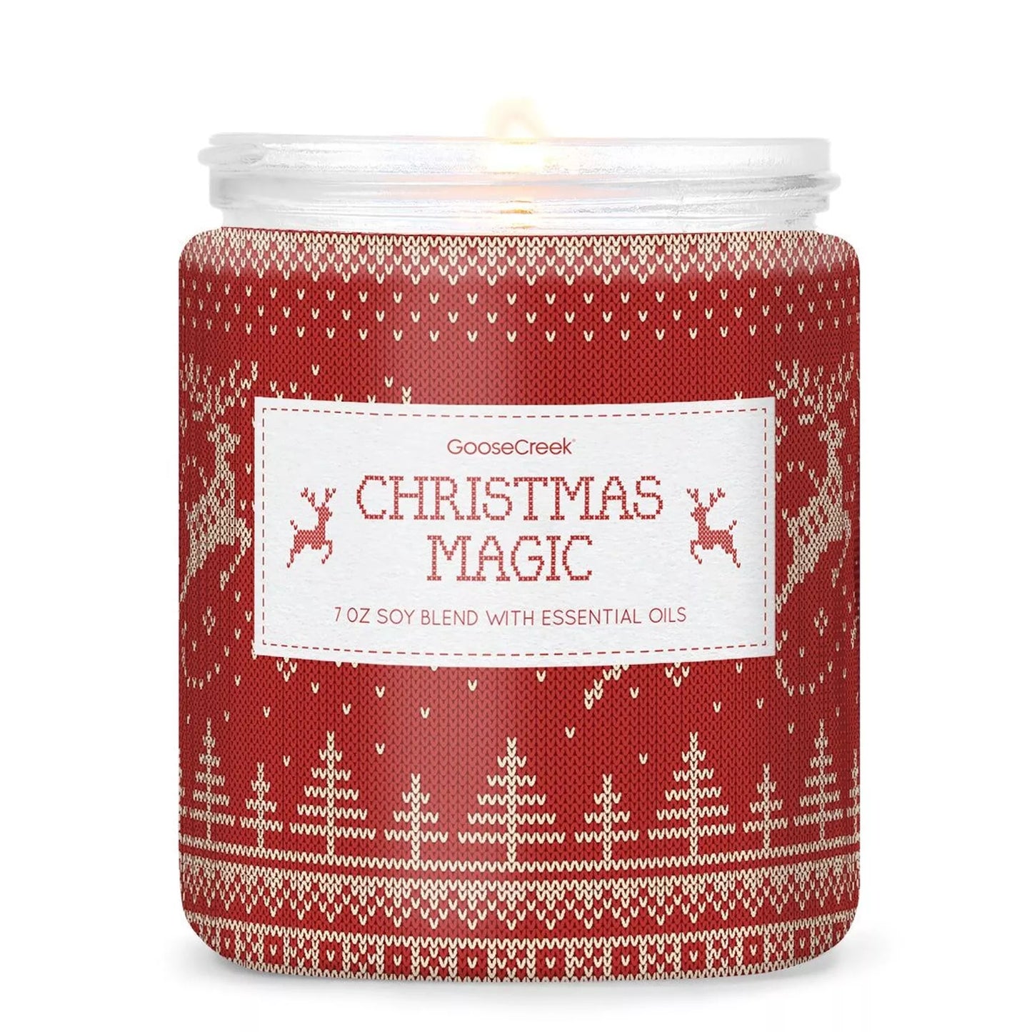 Bougie Magie de Noël Goose Creek Candle® 45 heures de combustion 198 grammes