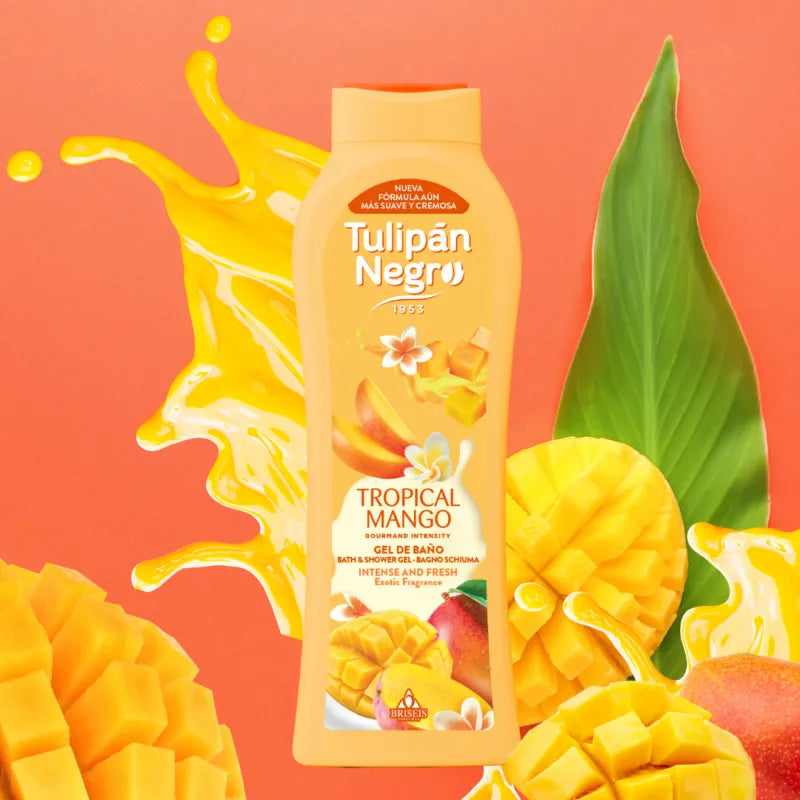 GEL DOUCHE TROPICAL MANGO 650ML - TULIPAN NEGRO