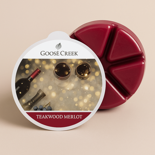 Fondants parfumés Bois de teck Merlot - Goose Creek Candle®