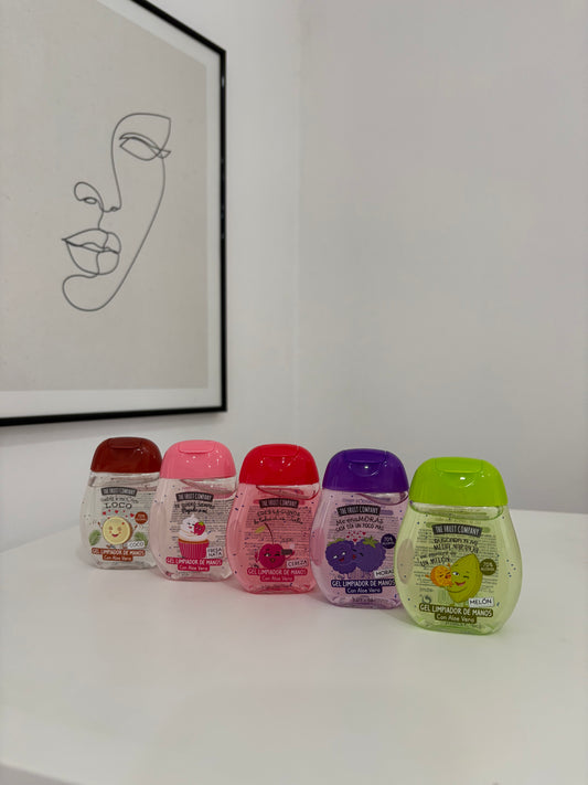 Gels désinfectant mains fruités - diverses odeurs