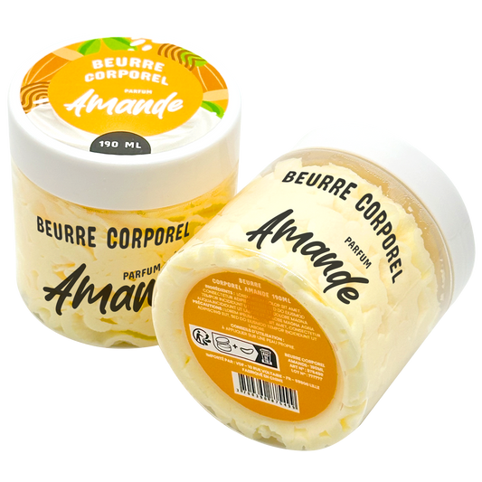 Beurre Corporel fouetté - 190ml - Senteur Amande - FT